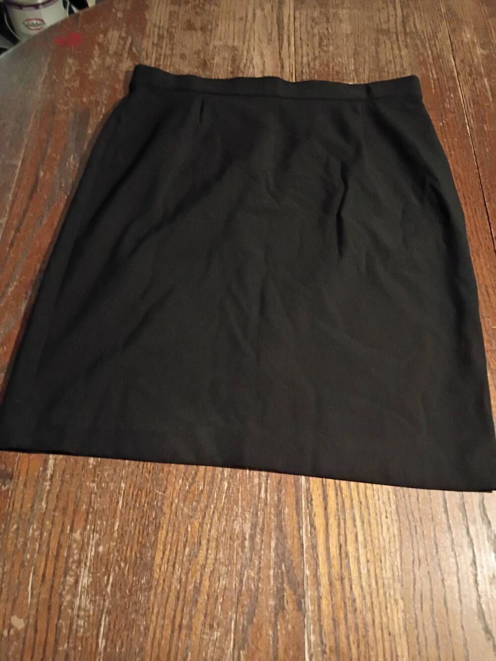 Vintage Size 14 Skirtology Black Skirt Corporate Office Y2K 90s Minimalist